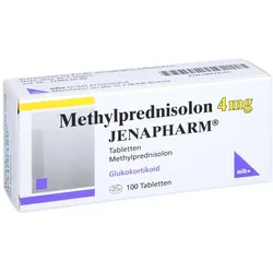 METHYLPREDNISOLON 4 mg Jenapharm Tabletten 100 St