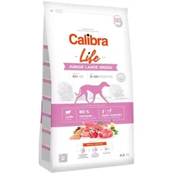 CALIBRA Dog Life Junior Large Breed Lamb 2,5 kg für Welpen großer Rassen, Lamm