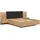 petits-meubles Bett mit Bettkasten 160x200cm Eichenoptik