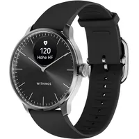 Withings ScanWatch Light 37 mm schwarz, Sport Fluorelastomer-Armband schwarz