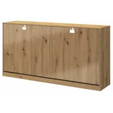 kaiser möbel Schrankbett Wandklappbett 90x200 Horizontal MIT MATRATZE INDEX