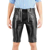 BOCKLE Boxershorts Bockle® Zimmermann Shorts Lederhose Zimmermann Leder Shorts 38