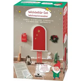 Moses Wichteltür-Set Weihnachtszauber Braun