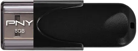 PNY Attaché 4 USB-Stick 8 GB USB Typ-A 2.0 Schwarz