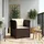 vidaXL 1-Sitzer Sessel 1 x 1 x 1 cm braun
