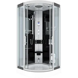 AcquaVapore Dampfdusche Duschtempel Sauna Dusche Duschkabine D46-13T2 90x90