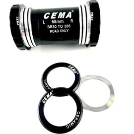 Cema Bb30 Rotor 3d+/fsa386 Tretlager - Schwarz