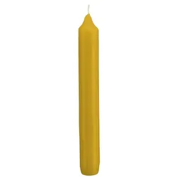 Kopschitz Kerzen Leuchterkerzen, Tafelkerzen, Haushaltskerzen Mostarda Senf, 200 x Ø 25 mm, 12 Stück