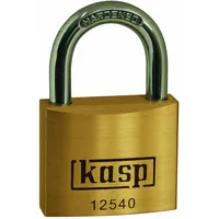 kasp K12540 Vorhängeschloss 40mm verschieden schließend Goldgelb Schlüsselschloss