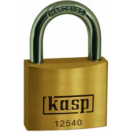 kasp K12540 Vorhängeschloss 40mm verschieden schließend Goldgelb Schlüsselschloss