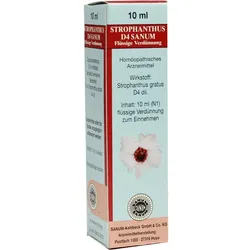 Strophanthus D 4 Sanum Flüssige Verdünnung 10 ML