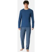 SCHIESSER Pyjama Casual Essentials Blau 50