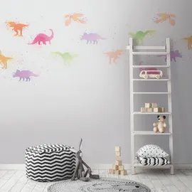 A.S. Création Dinosaurier Tapete 2 cm x 10 m 1 St grau/weiß