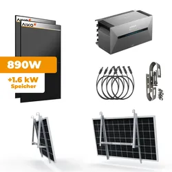 Anker Balkonkraftwerk Komplettset für Balkongeländer (890W)
