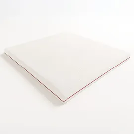 The White Stone Memory-Foam-Topper 180 x 200 cm H2 Leinen
