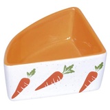 Nobby Nager Keramik Napf eckig, 9 x 9 x 4 cm, 0,1 l, 1 Stück