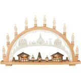 Saico Original Schwibbogen Weihnachtsmarkt