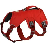 Ruffwear Web Master Hundegeschirr (Größe XXS (33-43cm), rot)