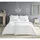 FLEURESSE Uni-Colours Unifarben Silber 155 x 200 cm + 80 x 80 cm