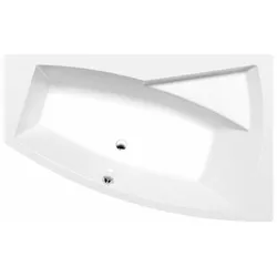 Raumspar Badewanne EVIA 170x100x47cm, rechts, weiss