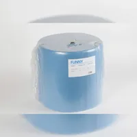 Plock GmbH Putztuchrolle 3-lagig 380 m blau verklebt