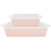 GREENGATE [W] Dishes Alice pale pink rectangular set of