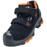 Uvex 2 Sandalen S1P 65004 schwarz, orange Weite 14 Größe 36 (S1P, 36)