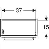 Geberit Renova Compact Waschtischunterschrank 1 Tür 501924011