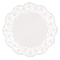 Papstar 250 Tortenspitzen rund weiss