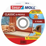 Tesa D-Profil Dichtung braun 100 m x 9 mm