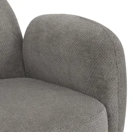 Mendler 2er-Sofa Chenille 2-Sitzer Grau