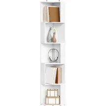 Woltu Bücherregal 25 x 25 x 147 cm Weiß