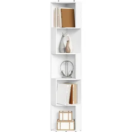 Woltu Bücherregal 25 x 25 x 147 cm Weiß