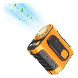Tragbarer, Per Usb Aufladbarer Mini-nackenventilator, Mini-hüftventilator, Luftkühler Für Camping, Wandern Und Klettern.
