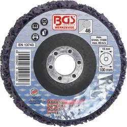 BGS Abrasiv-Schleifscheibe schwarz Ø 100 mm Aufnahmebohrung 16 mm - 9184