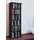 VCM CD-Regal Vetro 31 x 18 x 92 cm Schwarz