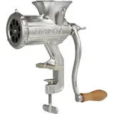 Victoria Manueller Fleischwolf, Wurstfüller, Wurst, Chorizo, Wurstwolf, Gusseisen, Größe 10, Fleischwolf mit Tischklemme