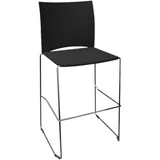 Barhocker Diane mit Sitz & Rückenlehne Kunststoff