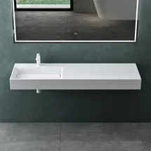 mai & mai Col12-Links Aufsatzwaschbecken 150 x 48 cm