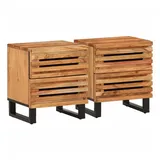 vidaXL Nachtschrank 40 x 34 x 46 cm Braun