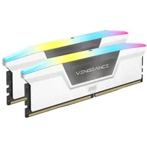Corsair Vengeance RGB DDR5-6000 64GB Kit (2x32GB) CL30 Weiß CMH64GX5M2B6000Z30W