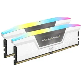 Corsair Vengeance RGB DDR5-6000 64GB Kit (2x32GB) CL30 Weiß CMH64GX5M2B6000Z30W