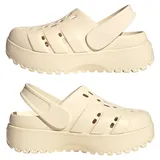 adidas Adilette Plateau-Clog Weiß 43