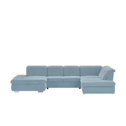 Kollektion Kraft Wohnlandschaft mit verschiedenen Funktionen Spencer ¦ blau ¦ Maße (cm): B: 382 H: 102 T: 260.0