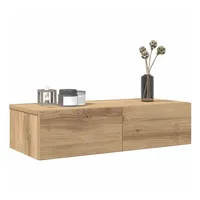 VidaXL Wandregal mit Schubladen Artisan-Eiche 60x26,5x15 cm