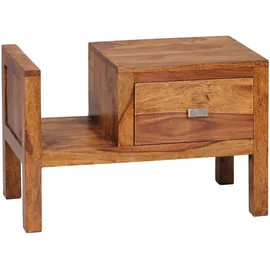 KADIMA DESIGN Nachtschrank 60 x 30 x 40 cm Braun