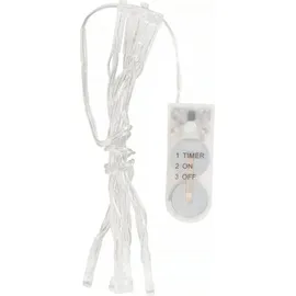 VBS Mini-LED-Lichterkette, mit Timer, mit Knopfzellen 10 u. 20 LEDs Weihnachten 10 LEDs