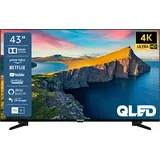 Telefunken QU43K800 43 Zoll QLED Fernseher / Smart TV (4K UHD, HDR Dolby Vision, Triple-Tuner, HD+)