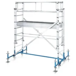 Fahrgerüst Arbeitshöhe 5.600mm Plattform 600 x 2.500mm - silber
