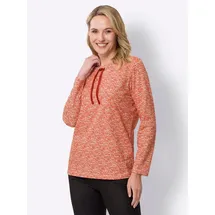 Sieh an! Langarm-Shirt in terra-ecru-bedruckt | Gr.: 50
